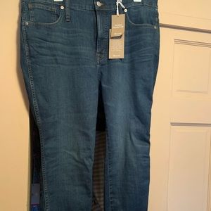 Madewell 10” high rise skinny jeans